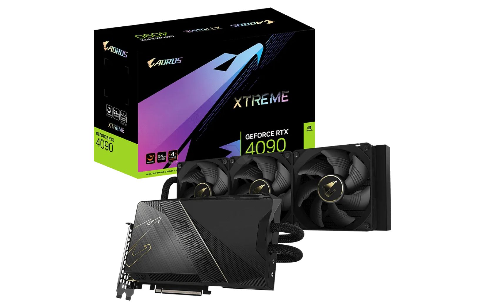 Card AORUS GeForce RTX 5090 Xtreme WaterForce